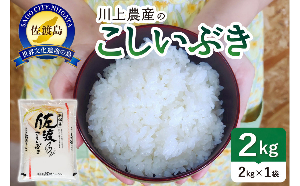 令和7年産&nbsp;佐渡&nbsp;川上農産のこしいぶき（2kg）