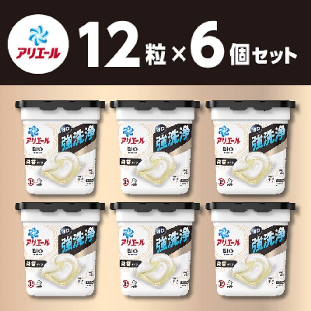 アリエールジェルボール4D　微香　本体　12個入り×６セット