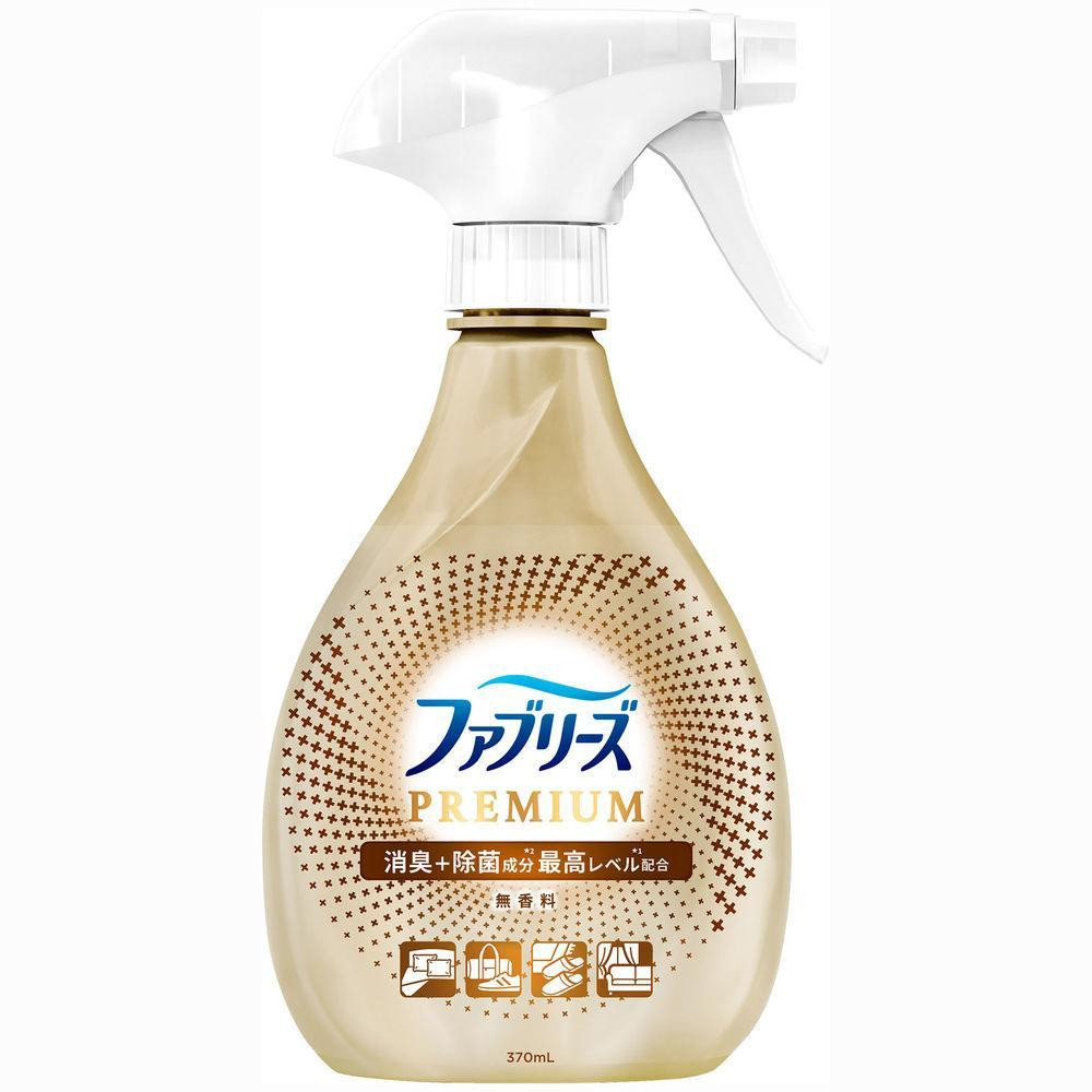 ファブリーズW除菌+消臭 プレミアム 無香料 本体370ml 12個セット