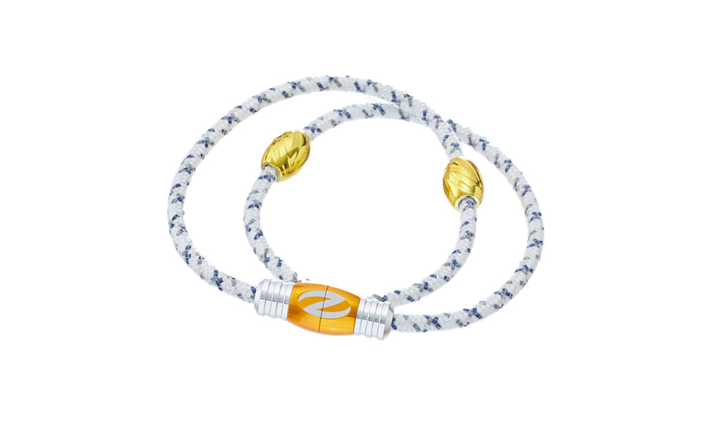 【Lサイズ】ザオラル・リカバリーネックレス　WH/GD｜横浜市&nbsp;Lサイズ&nbsp;健康アクセサリー&nbsp;血行促進&nbsp;回復力向上&nbsp;パフォーマンスアップ