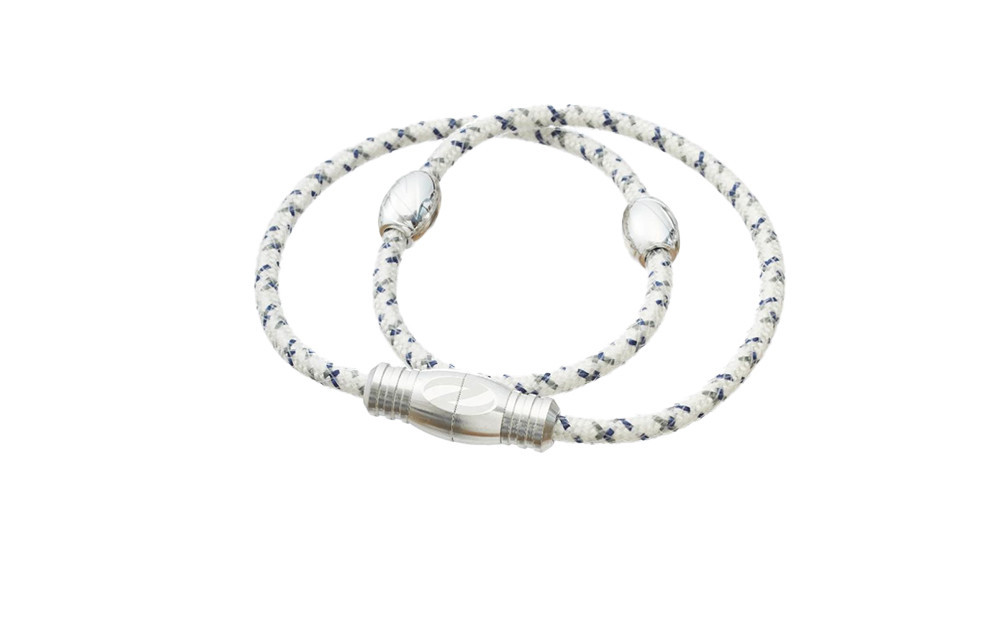 【Sサイズ】ザオラル・リカバリーネックレス　WH/SI｜横浜市&nbsp;Sサイズ&nbsp;健康アクセサリー&nbsp;血行促進&nbsp;回復力向上&nbsp;パフォーマンスアップ