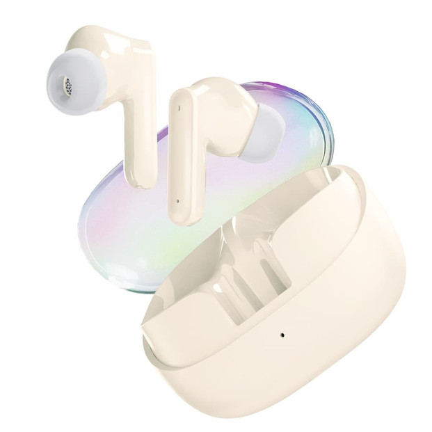 【ベージュ】アクティブノイズキャンセリング搭載&nbsp;完全ワイヤレスイヤホン&nbsp;Bluetooth&nbsp;5.3&nbsp;ANC&nbsp;搭載&nbsp;PG-BTE19TW