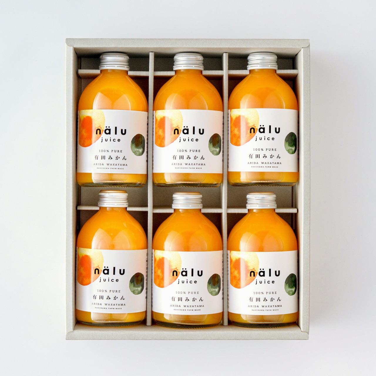 nalu&nbsp;juice&nbsp;有田みかん&nbsp;250ml&nbsp;×&nbsp;6本&nbsp;セット&nbsp;鳴川農園