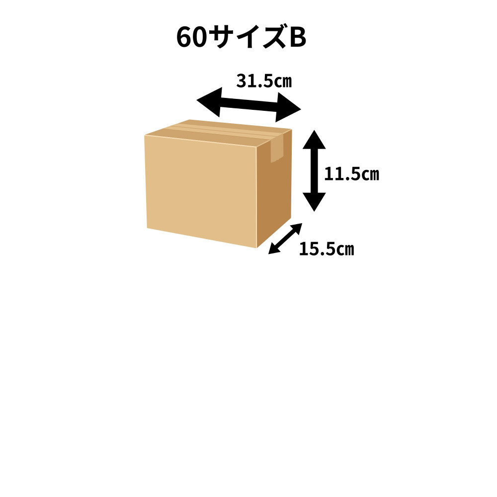梱包用ダンボールケース　60サイズB　計60枚