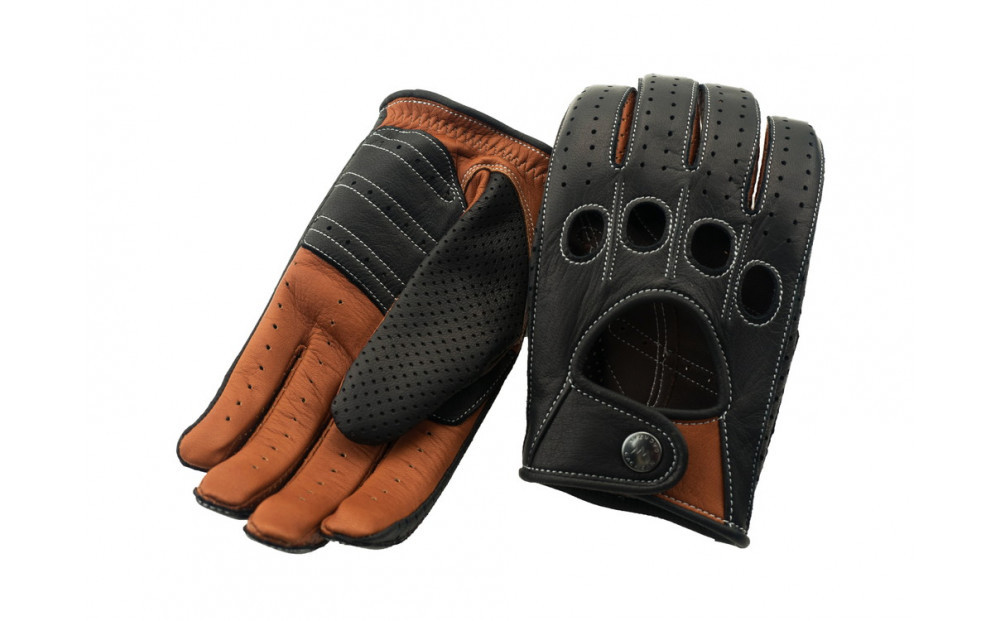 【ブラック×キャラメル/LL】ドライビンググローブ&nbsp;補強付&nbsp;フルフィンガー&nbsp;&nbsp;カカザン&nbsp;&nbsp;CACAZAN&nbsp;革手袋&nbsp;レザーグローブ&nbsp;メンズ&nbsp;レディース&nbsp;鹿革&nbsp;ディアスキン&nbsp;補強付【&nbsp;クルマ&nbsp;車&nbsp;ドライブ&nbsp;バイク&nbsp;ツーリング&nbsp;手袋&nbsp;さぬき市】