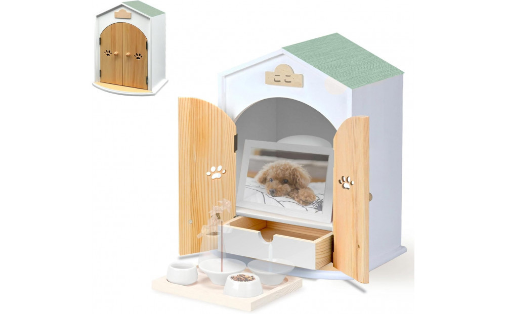 ペット用仏壇&nbsp;AngelHouse天使のおうち型仏壇　パステルグリーン