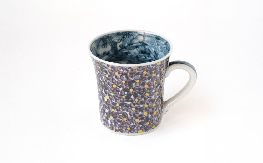 【たち吉】山水菫文マグ&nbsp;京都&nbsp;マグ&nbsp;陶芸品&nbsp;人気&nbsp;おすすめ［&nbsp;京焼&nbsp;清水焼&nbsp;マグ&nbsp;マグカップ&nbsp;陶房六斎&nbsp;焼物&nbsp;軽量&nbsp;湯呑&nbsp;工芸品&nbsp;陶芸品&nbsp;国産&nbsp;生活雑貨&nbsp;プレゼント&nbsp;ギフト&nbsp;贈答&nbsp;お取り寄せ&nbsp;通販&nbsp;送料無料&nbsp;ふるさと納税&nbsp;］