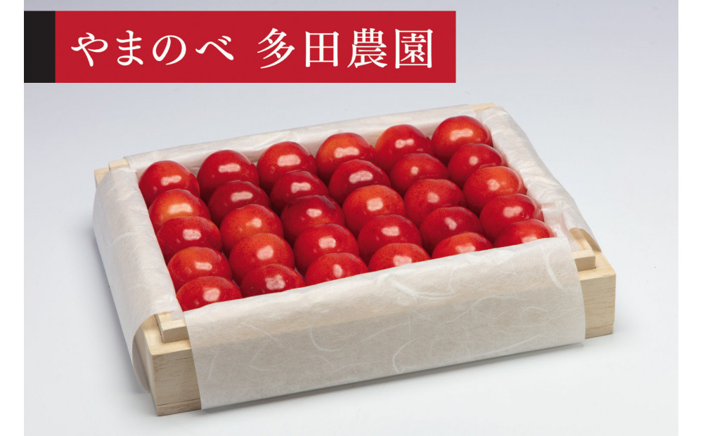 ＜先行予約＞【特選やまがた紅王】桐箱詰&nbsp;約300g【やまのべ多田耕太郎のさくらんぼ&nbsp;多田農園】