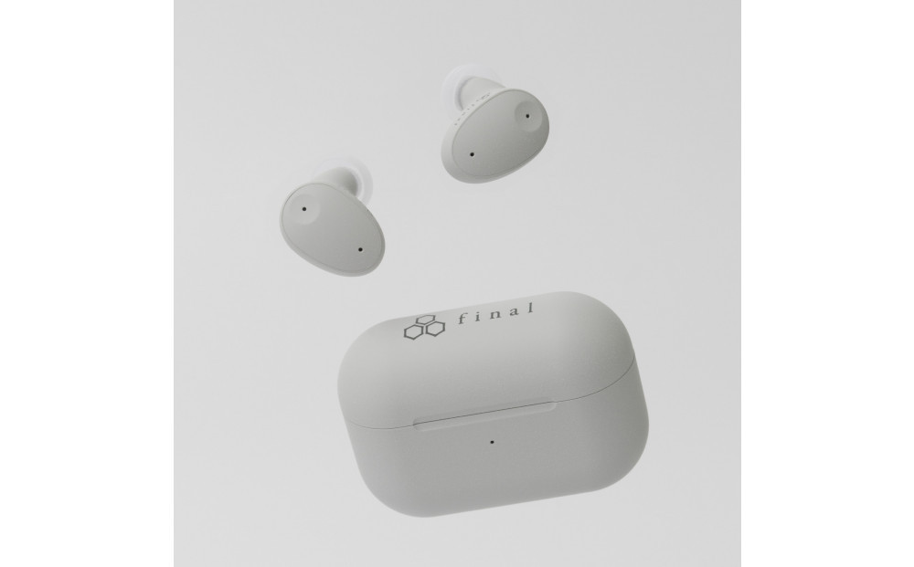 ANC完全ワイヤレスイヤホン&nbsp;final&nbsp;ZE300&nbsp;GREIGE&nbsp;/&nbsp;ZE3000&nbsp;小型モデル&nbsp;/ノイズキャンセリング/ノイキャン/外音取り込み/マイク付き