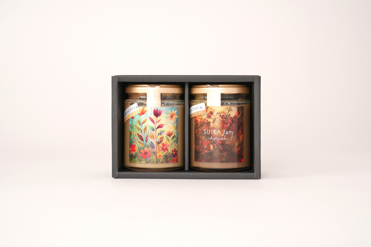 自家製ジャム2種［ほうじ茶ラテクリーム＆チャイクリーム］