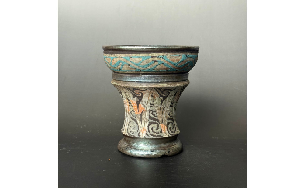 鋸歯波文様Plant&nbsp;pot(植木鉢)、アガベ、コーデックス用作家鉢