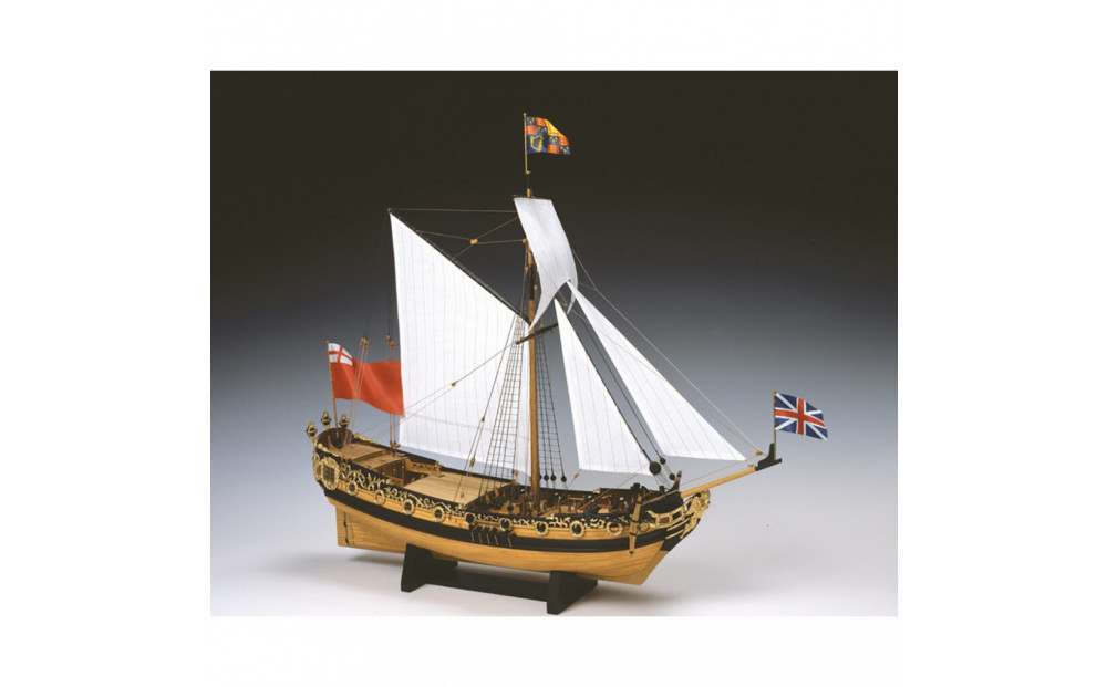 ウッディジョー　1/64　チャールズヨット　木製模型キット