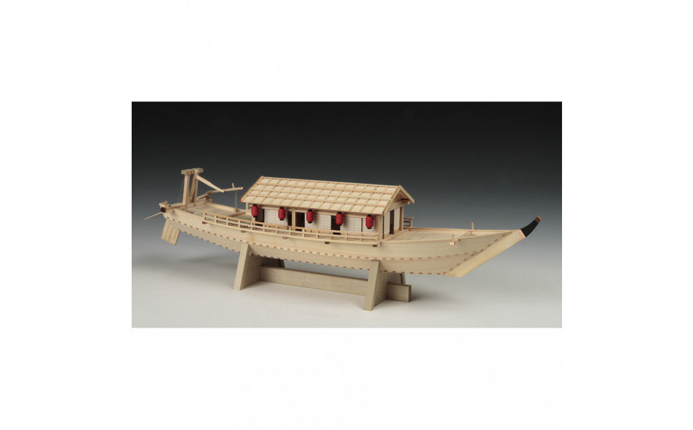 ウッディジョー　1/24　屋形船　木製模型キット