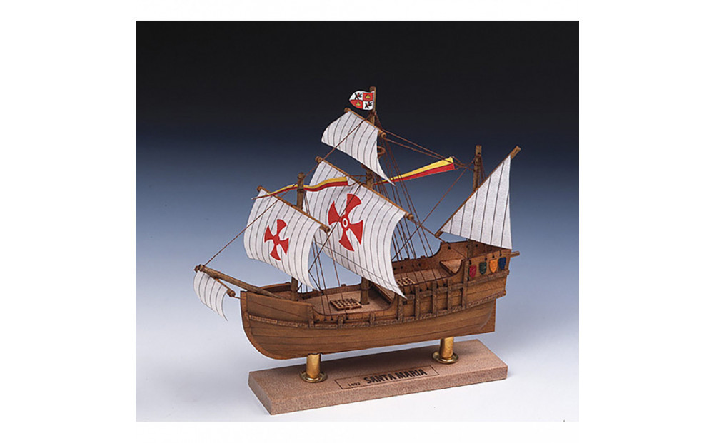 ウッディジョー　ミニ帆船　No.２　サンタマリア　木製模型キット