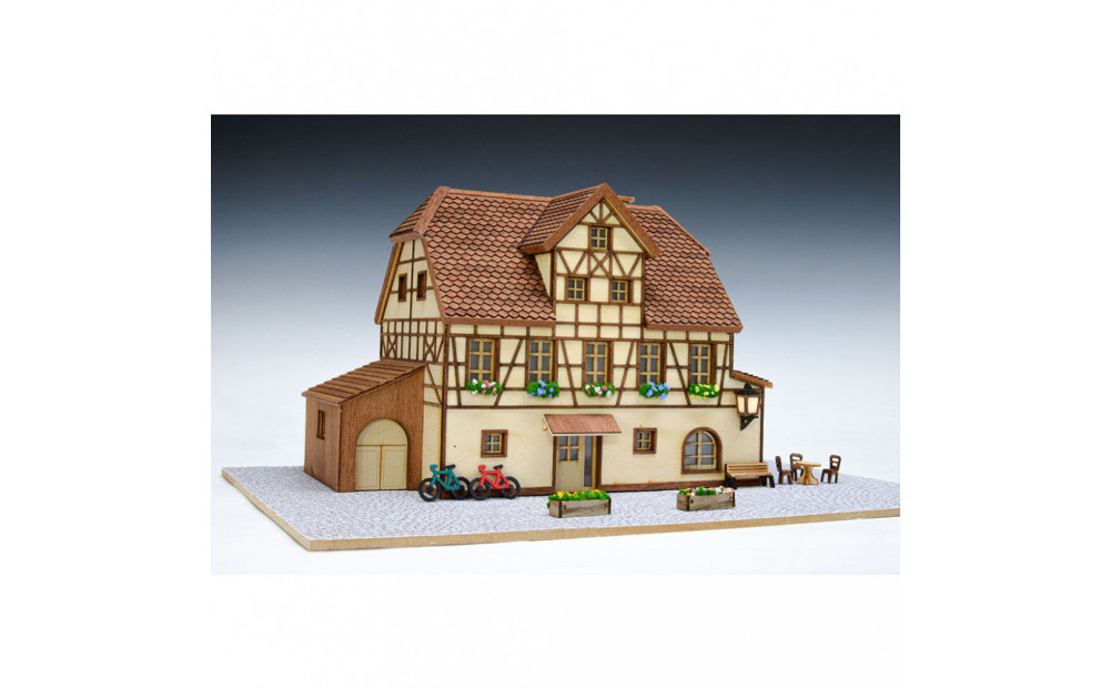 ウッディジョー　ヨーロッパの街並みシリーズ　ドイツ　木製模型キット