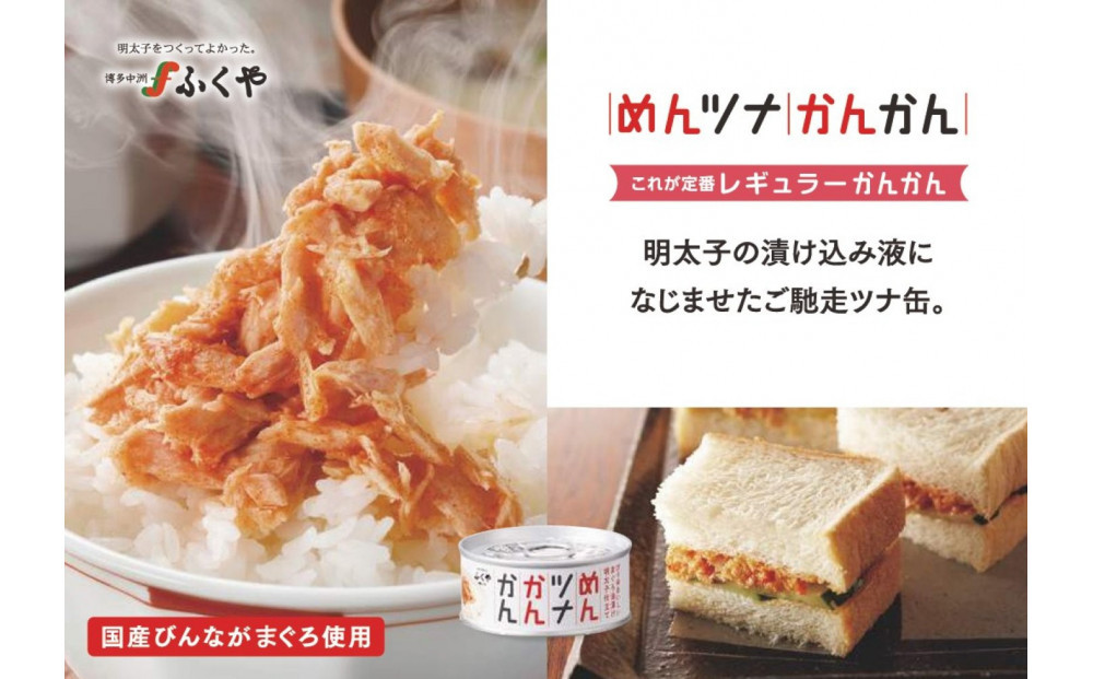 ふくや　めんツナかんかん＜レギュラー＞×48缶
