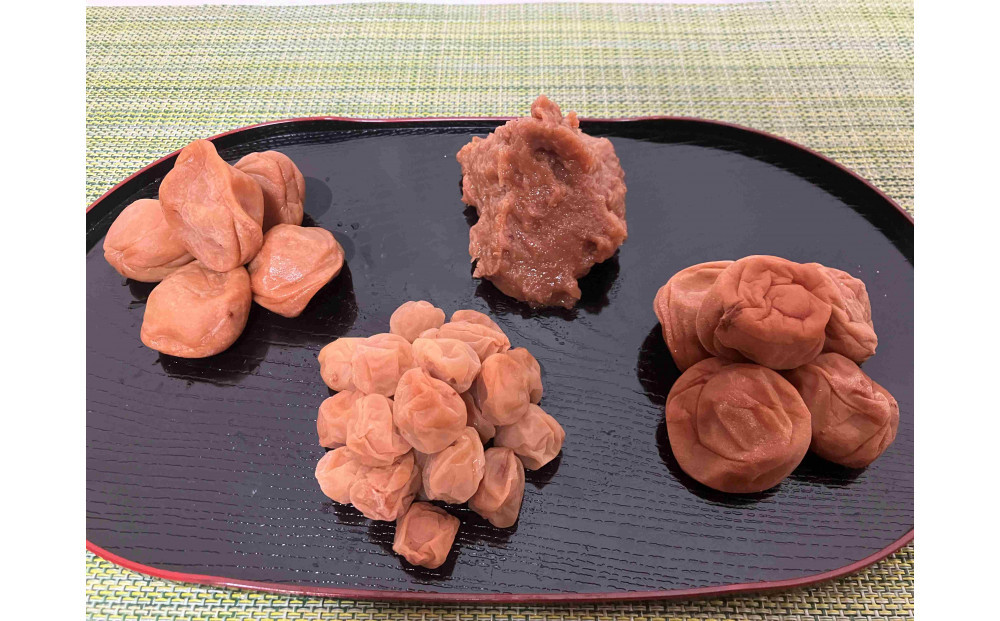 ゆあさ農園の有機梅干し　4種食べ比べセット