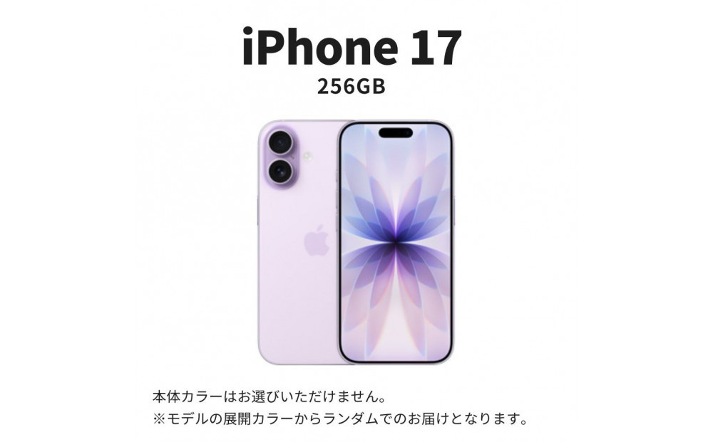 【ふるさと納税】【数量限定】Apple&nbsp;iPhone&nbsp;17&nbsp;256GB&nbsp;SIMフリー&nbsp;apple&nbsp;iphone&nbsp;アップル&nbsp;携帯電話&nbsp;スマートフォン&nbsp;家電&nbsp;中古&nbsp;リユース&nbsp;仙台市&nbsp;新生活&nbsp;日用品&nbsp;仙台&nbsp;宮城県&nbsp;