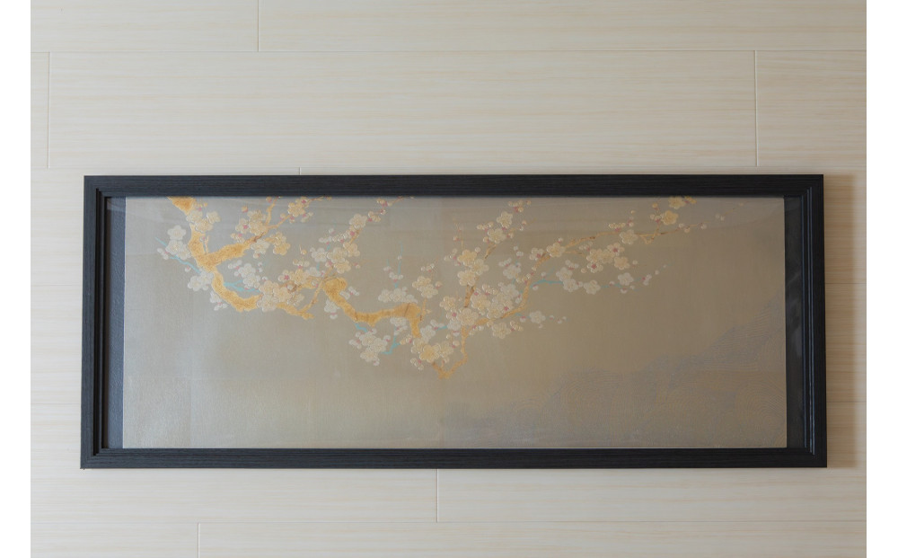 和モダン　梅　壁掛け