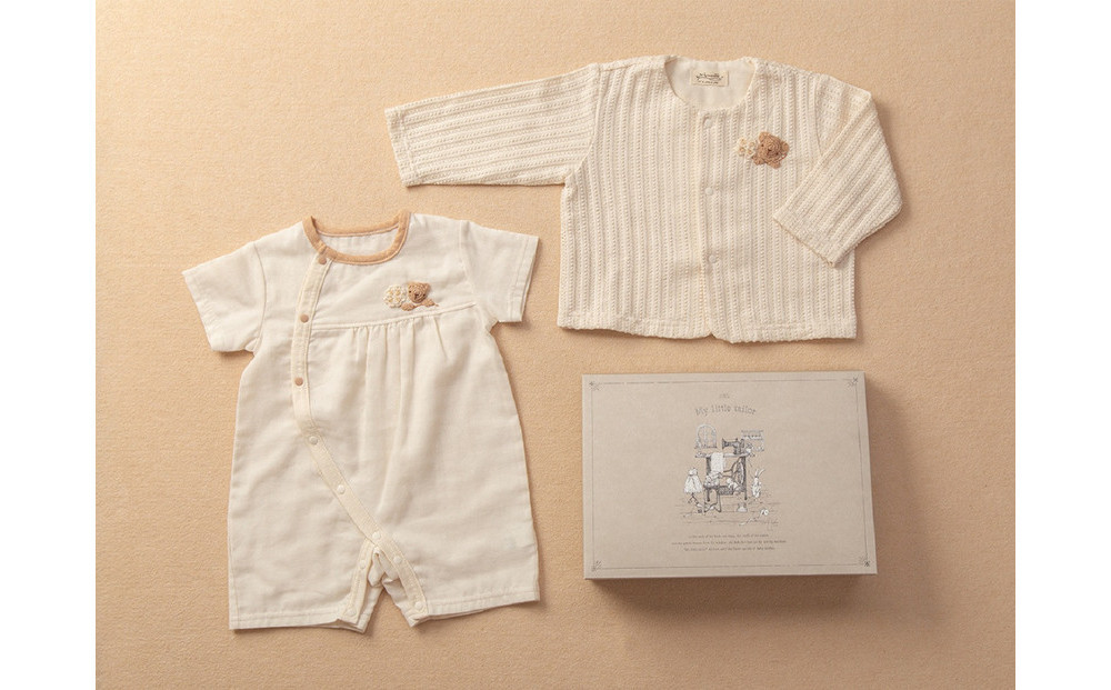 カーディガン＆ロンパース　ギフトボックス付き&nbsp;TAK129