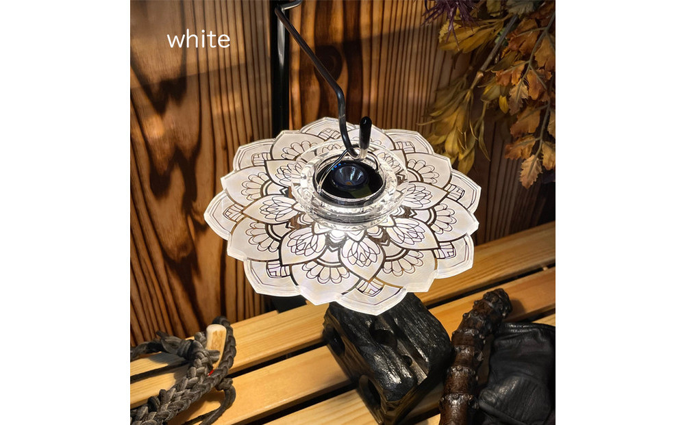 ゴールゼロ用シェード　REN　蓮　マット　1個　アウトドア・インテリアに　川崎市自社工場一貫生産品【white】