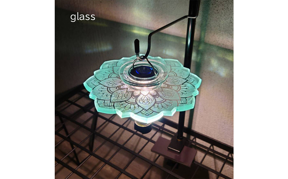 ゴールゼロ用シェード　REN　蓮　マット　1個　アウトドア・インテリアに　川崎市自社工場一貫生産品【glass】