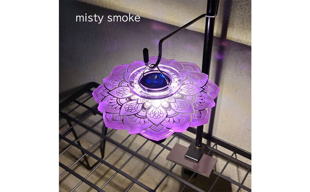 ゴールゼロ用シェード　REN　蓮　マット　1個　アウトドア・インテリアに　川崎市自社工場一貫生産品【misty&nbsp;smoke】