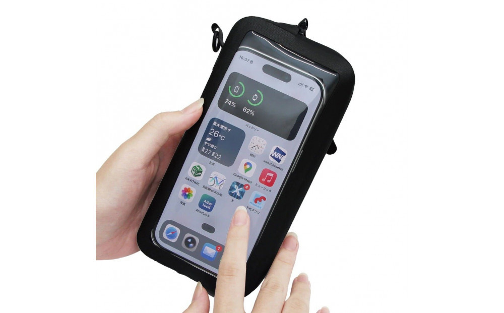 R250&nbsp;防水スマートウォレットクリア&nbsp;SL&nbsp;ブラック