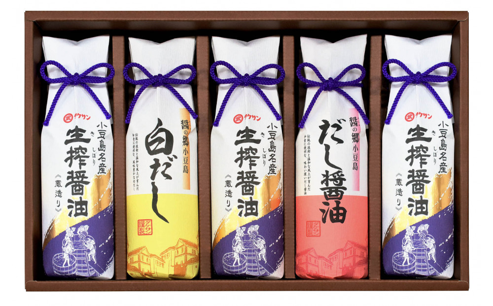 小豆島生搾醤油・調味料詰合せ詰合せ&nbsp;MA-30