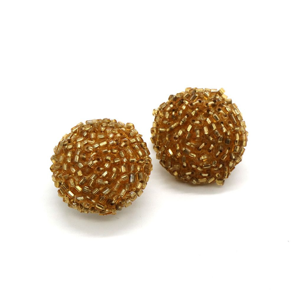 CE-E-2&nbsp;【CERCA】アンティーク&nbsp;刺繍のイヤリング