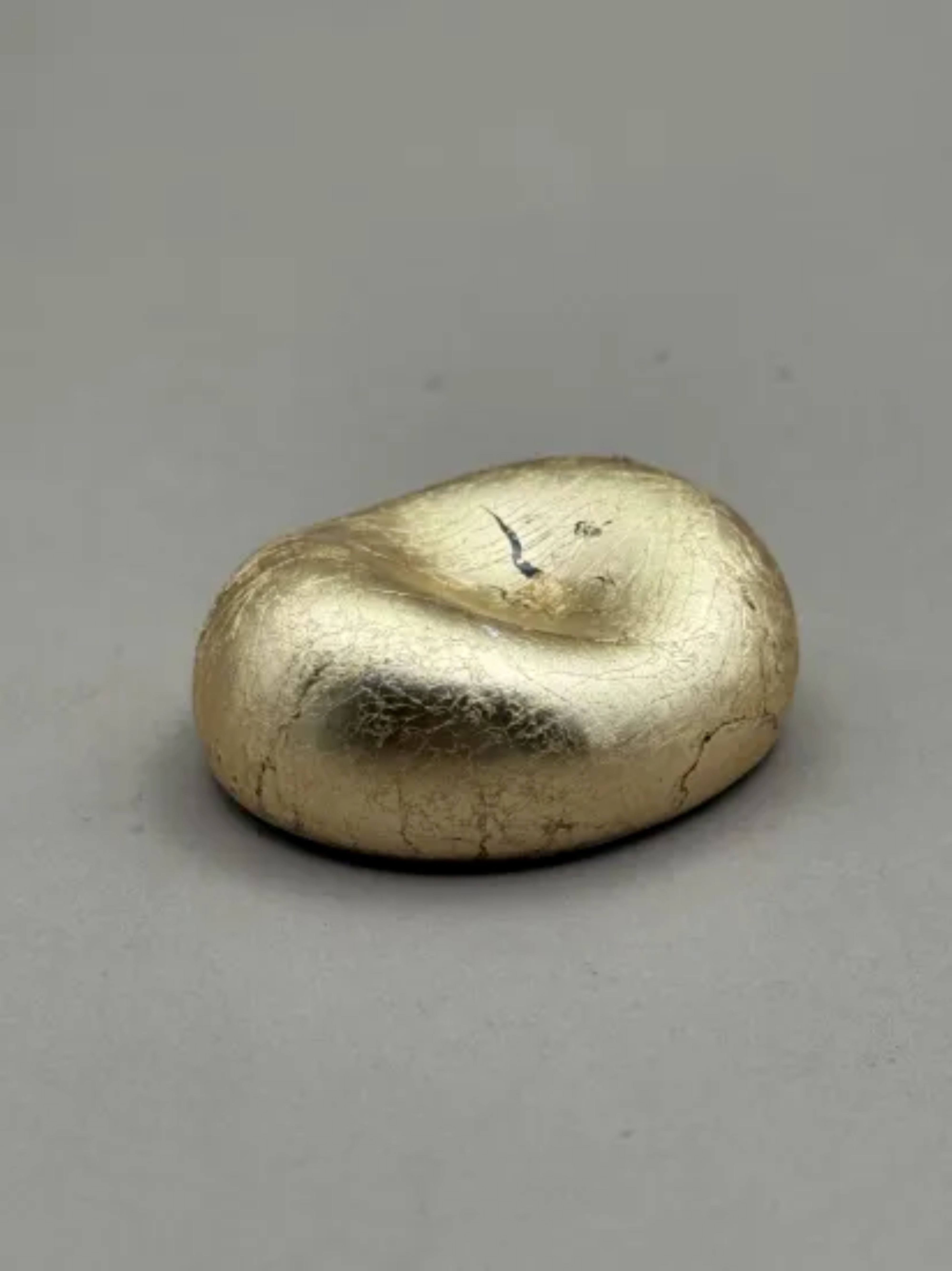 箸置き&nbsp;へこみ&nbsp;箔貼り金［NF219］