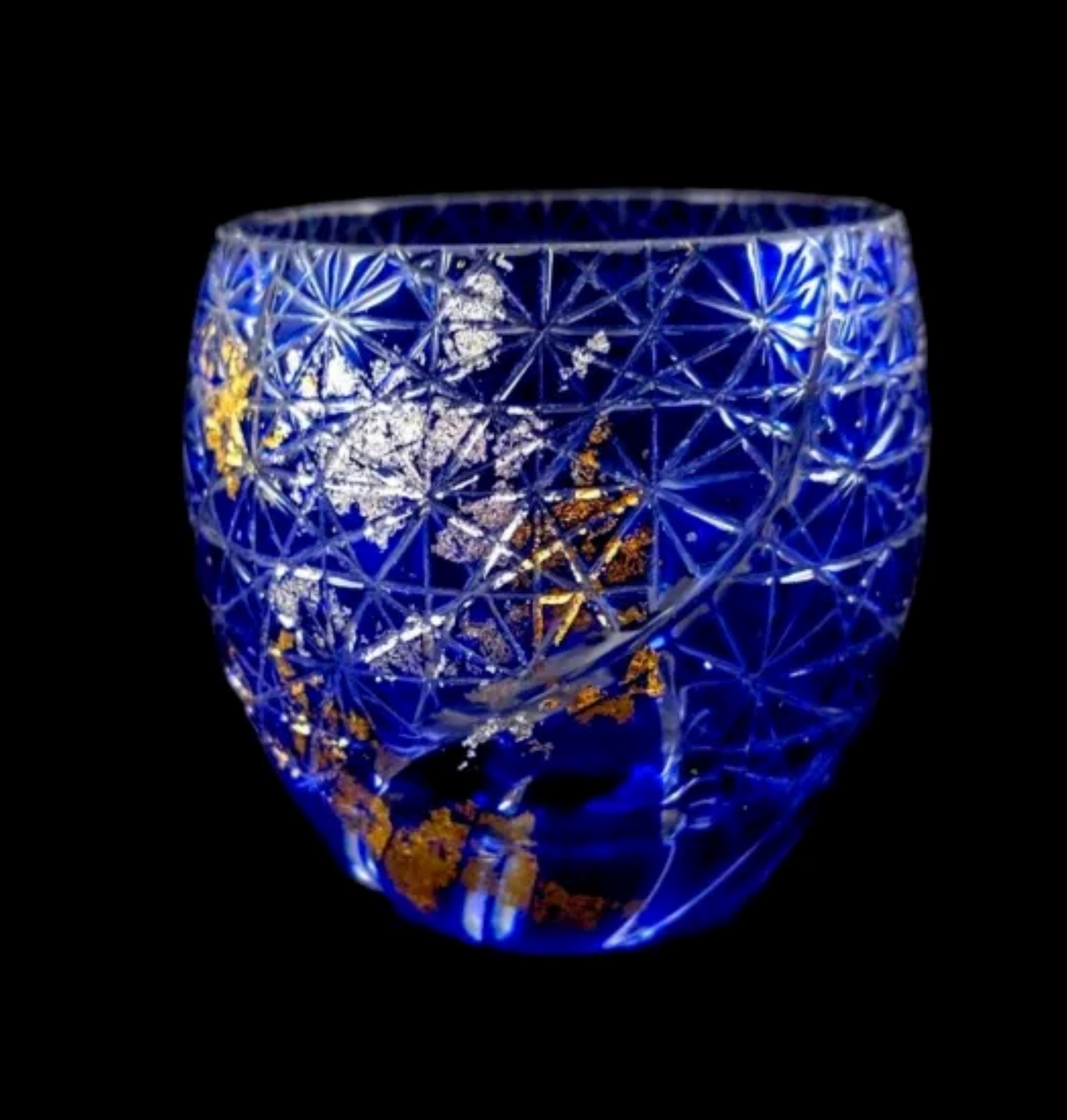 箔舞切子グラス100&nbsp;ブルー［NF242］