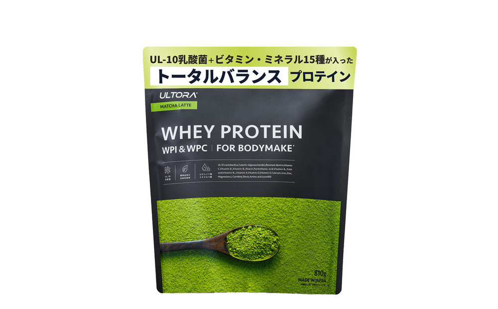 ULTORA&nbsp;ホエイダイエットプロテイン&nbsp;810g&nbsp;抹茶ラテ風味（リニューアル）