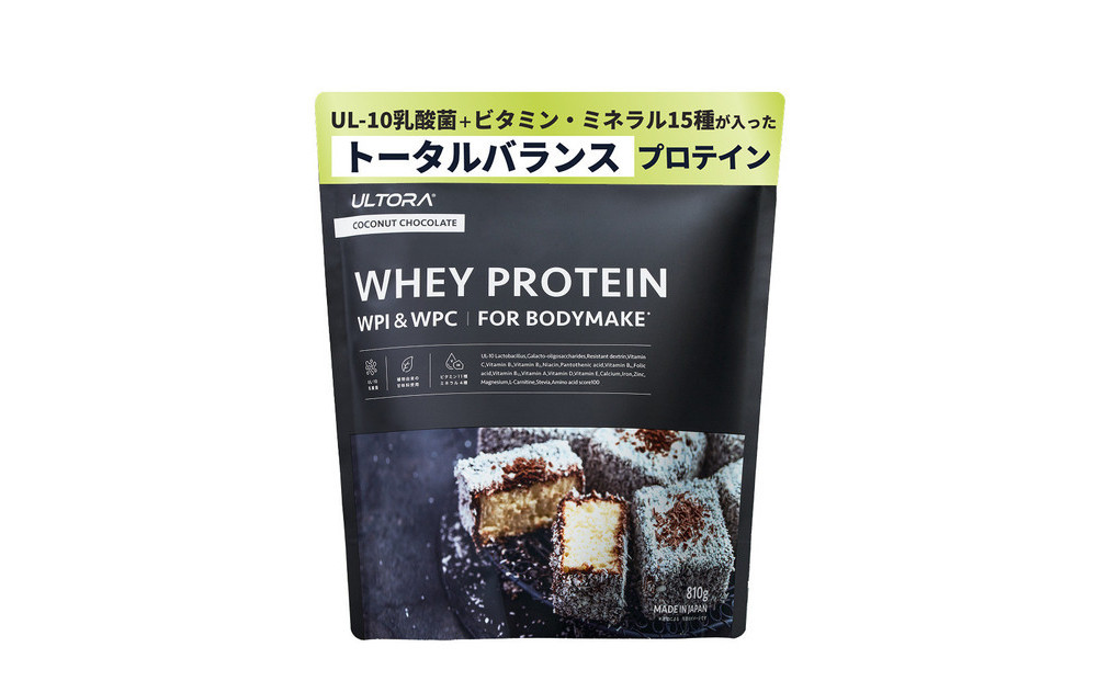 ULTORA&nbsp;ホエイダイエットプロテイン&nbsp;810g&nbsp;ココナッツチョコレート風味（リニューアル）