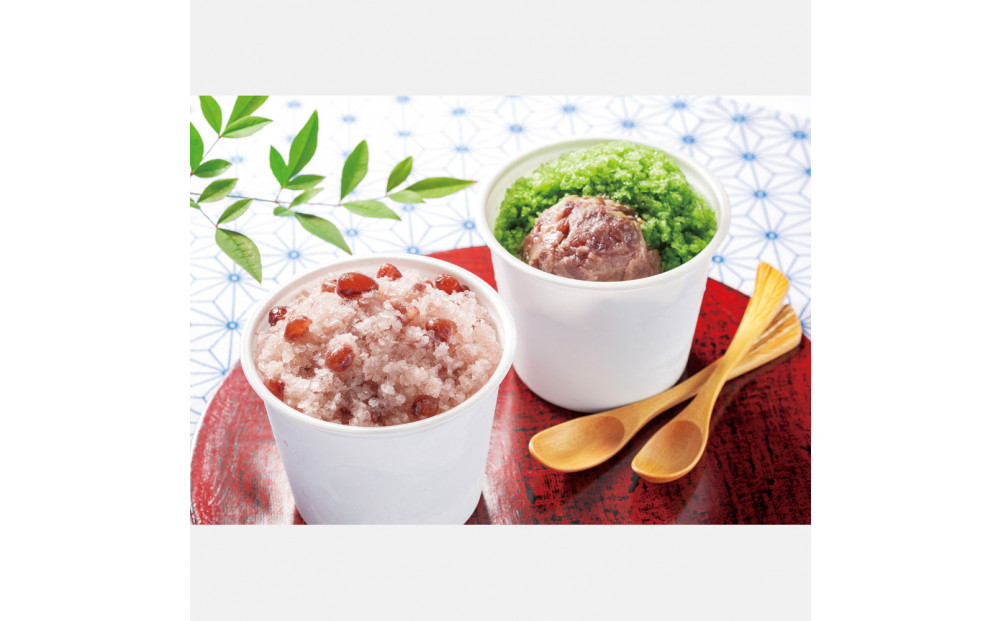 【甘党はち乃木】宇治金時・氷ぜんざいセット