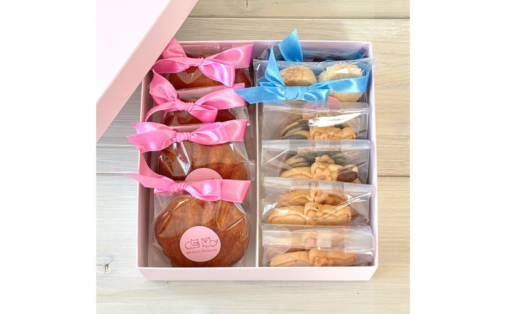 猫モチーフの焼菓子アソートM