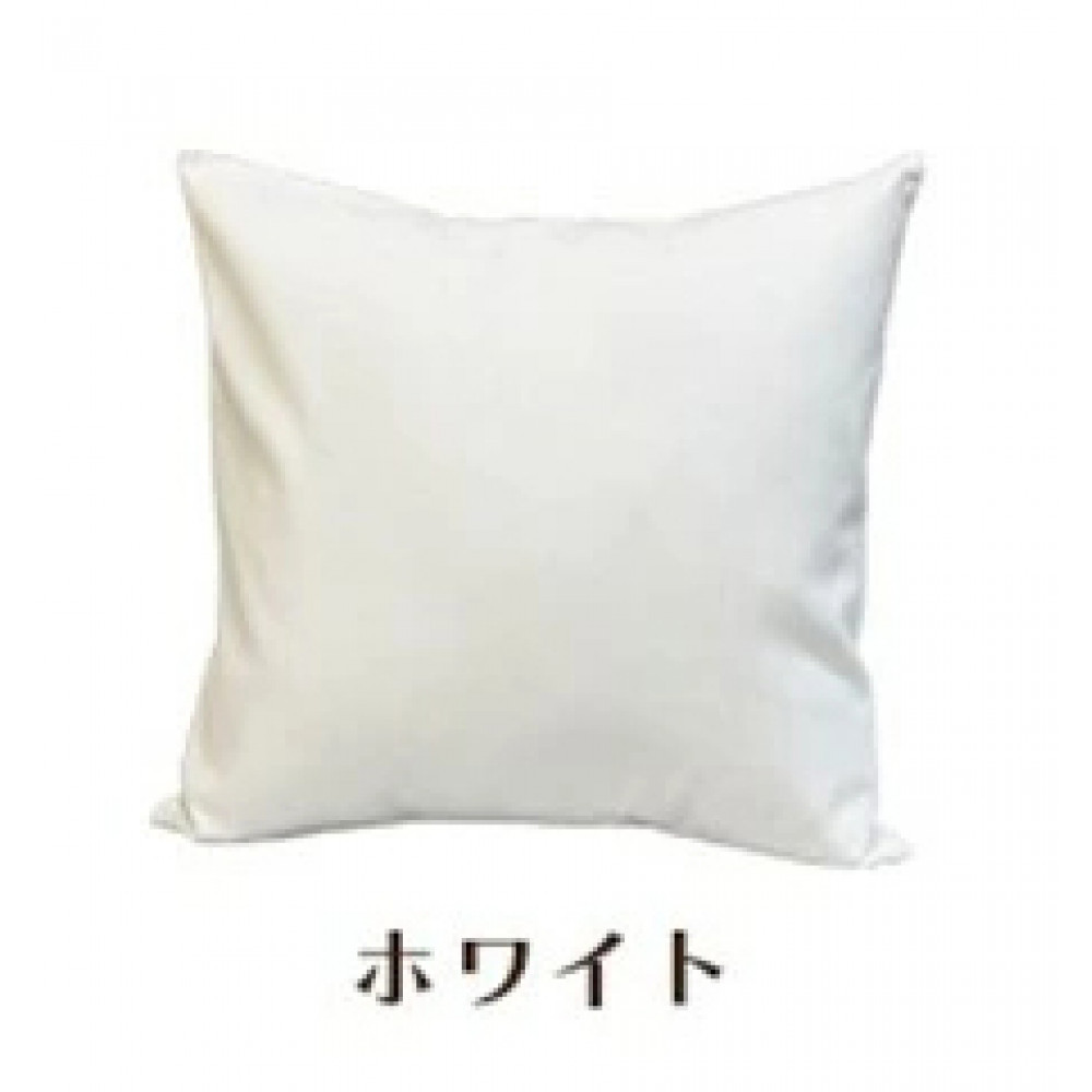「染」2枚組クッションカバー&nbsp;45×45cmタイプ&nbsp;ホワイト&nbsp;国産オックスフォード生地&nbsp;無地