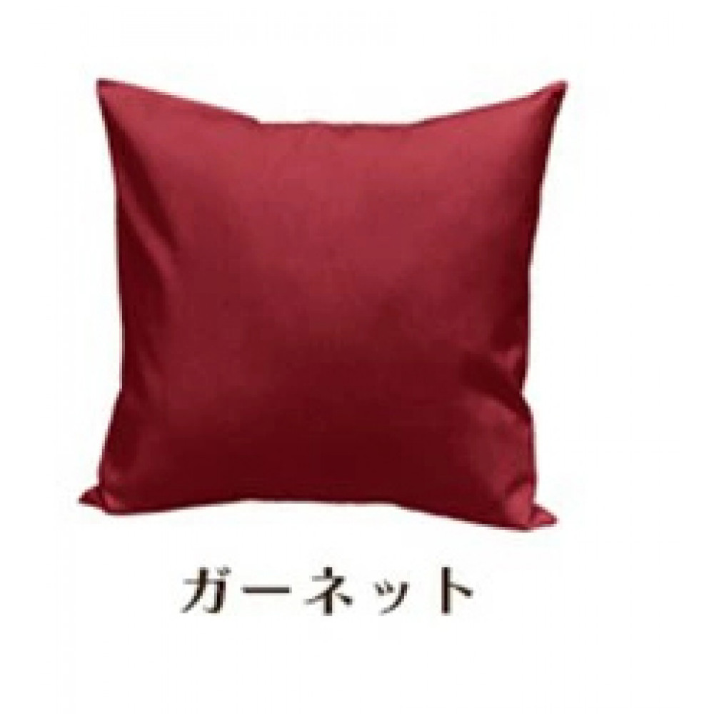 「染」2枚組クッションカバー&nbsp;45×45cmタイプ&nbsp;ガーネット&nbsp;国産オックスフォード生地&nbsp;無地