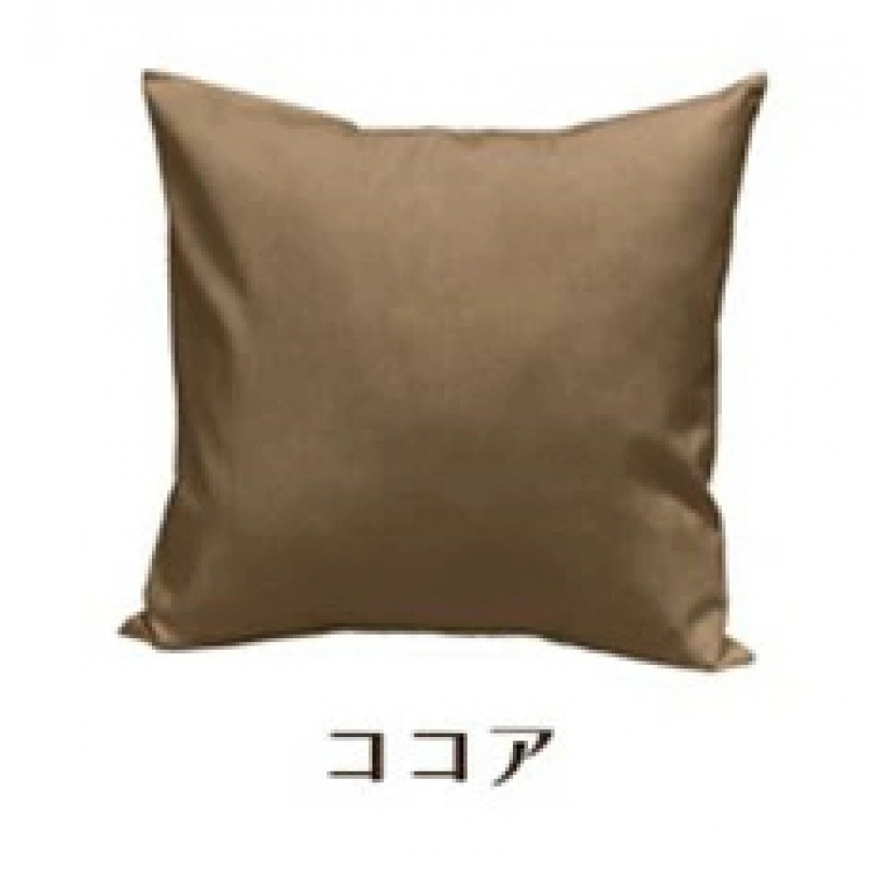 「染」2枚組クッションカバー&nbsp;60×60cmタイプ&nbsp;ココア&nbsp;国産オックスフォード生地&nbsp;無地