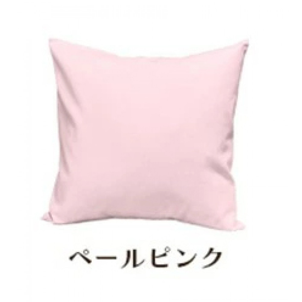 「染」4枚組クッションカバー&nbsp;60×60cmタイプ&nbsp;ペールピンク&nbsp;国産オックスフォード生地&nbsp;無地