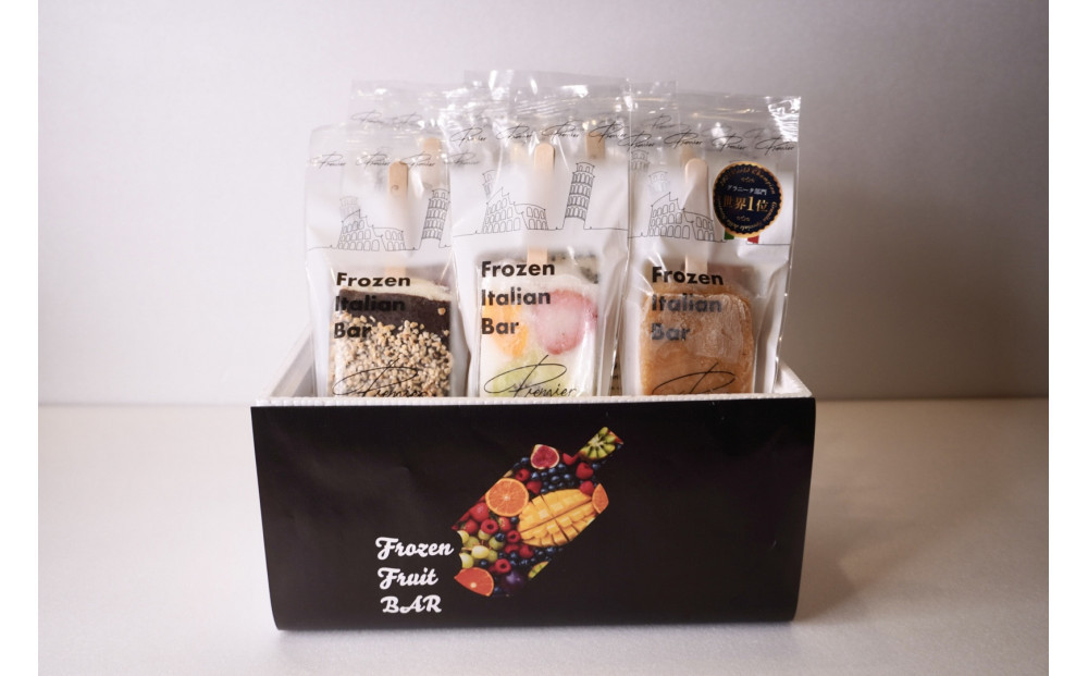 ジェラートコンテストで世界一を取ったシェフが本気で作ったイタリアンアイスバー１０本入り