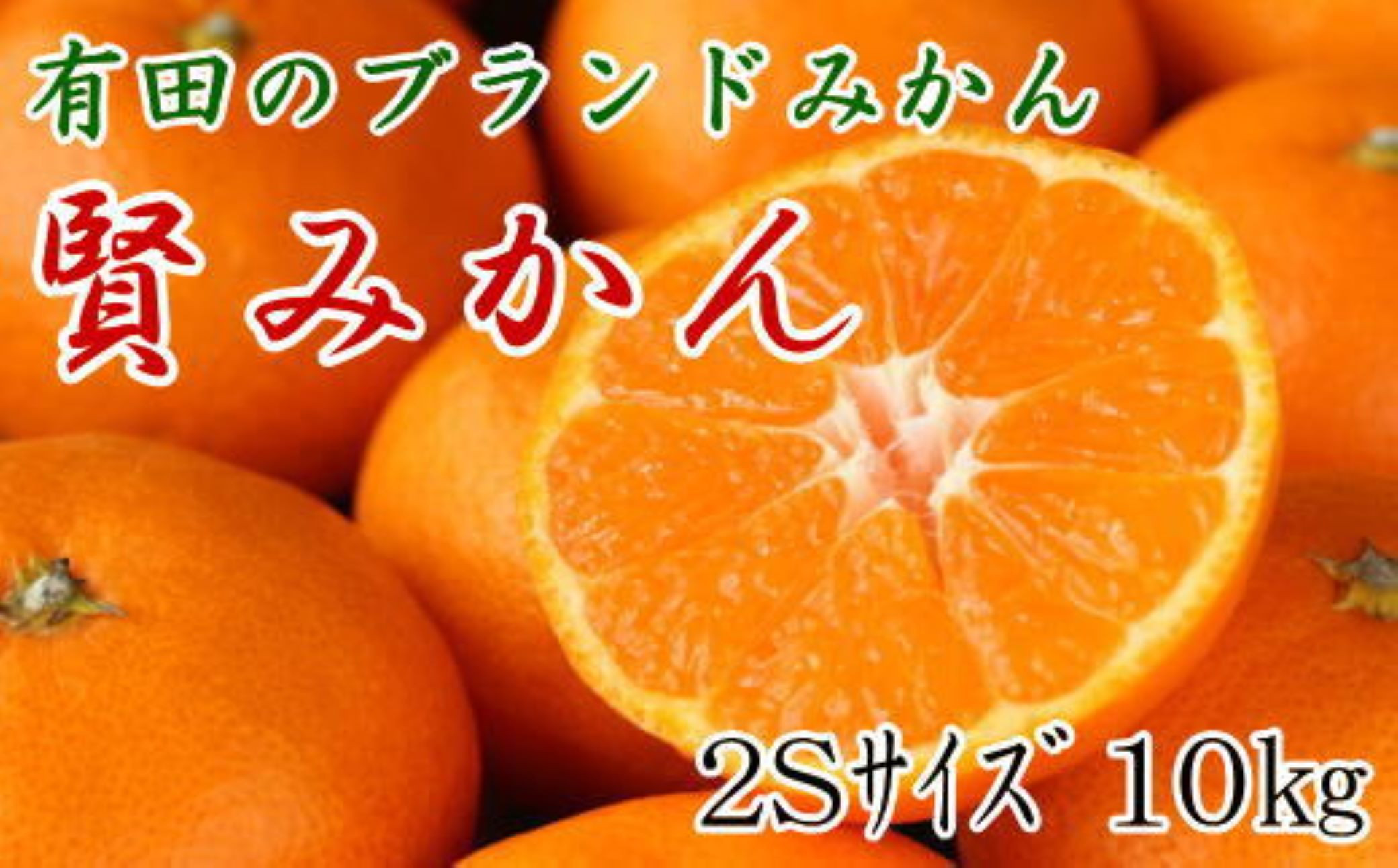 [秀品]有田のブランドみかん「賢みかん」10kg&nbsp;（2Sサイズ）［2026年11月中旬頃より順次発送］