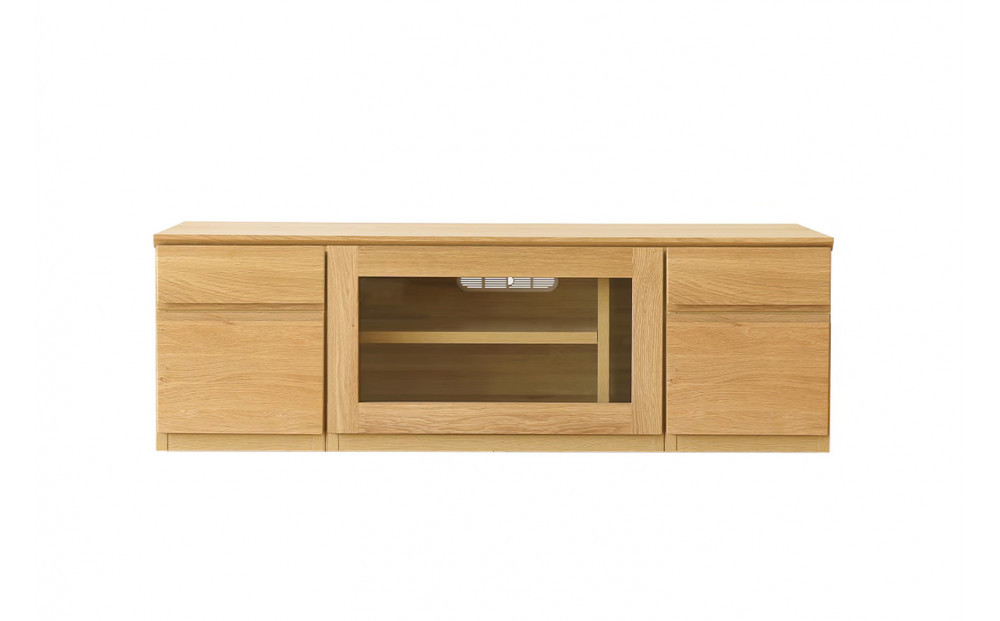 【開梱設置】高野木工&nbsp;ASTER&nbsp;SET2&nbsp;アスター&nbsp;120TV天板&nbsp;+&nbsp;30TVチェスト&nbsp;+&nbsp;60TVガラス扉&nbsp;+&nbsp;30TVチェスト&nbsp;オーク【10年保証】