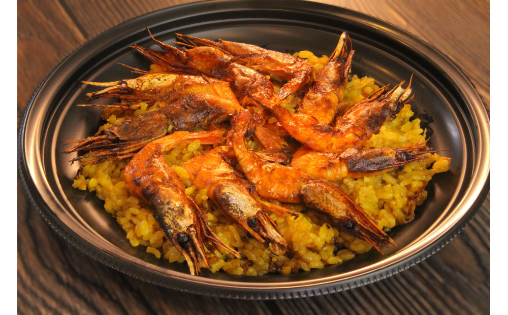 甘えびたっぷり贅沢パエリア１人前×２皿　甘えび&nbsp;甘海老&nbsp;えび&nbsp;本格派&nbsp;レストランの味&nbsp;トラモント&nbsp;食品&nbsp;加工食品&nbsp;冷凍&nbsp;レトルト&nbsp;パエリア　石川&nbsp;金沢&nbsp;北陸&nbsp;復興支援&nbsp;復興応援