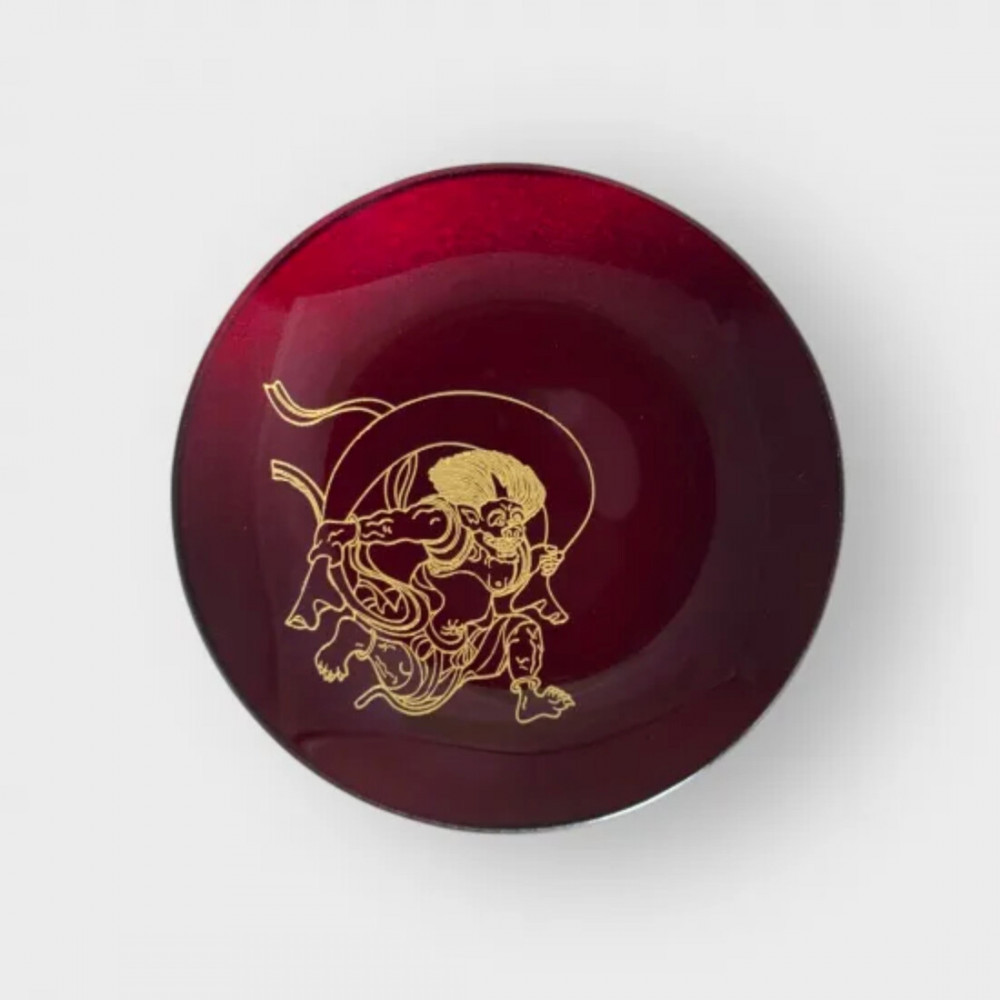 丸小皿&nbsp;風神&nbsp;赤溜&nbsp;［NF260］