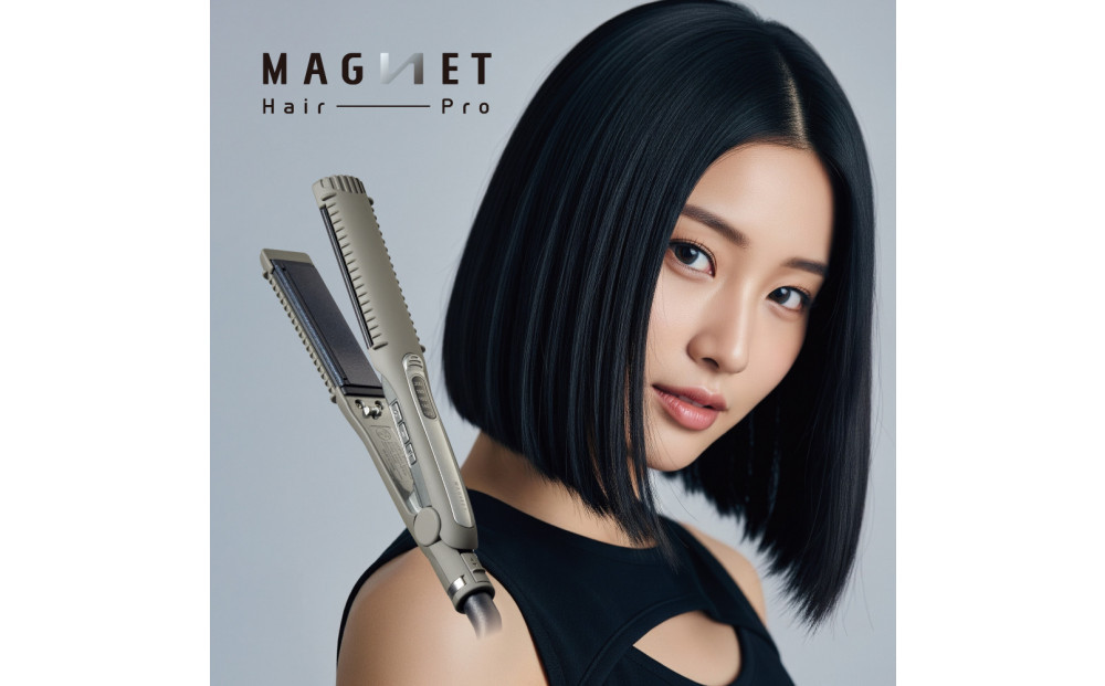 【福岡市】&nbsp;ホリスティックキュアーズ&nbsp;マグネットヘアプロ&nbsp;ストレートアイロンS&nbsp;120℃～200℃&nbsp;海外対応&nbsp;交流(コード)式&nbsp;グレー&nbsp;HCS-G06G&nbsp;【&nbsp;美容家電&nbsp;おすすめ&nbsp;家電&nbsp;】