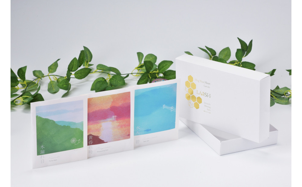 ★温活×発汗×保湿★&nbsp;高瀬茶“薬用生薬”入り&nbsp;瀬戸内プレミアム3種入浴剤セット