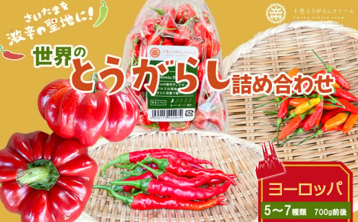 【十色とうがらしファーム】世界のとうがらし詰合せ＜ヨーロッパ＞