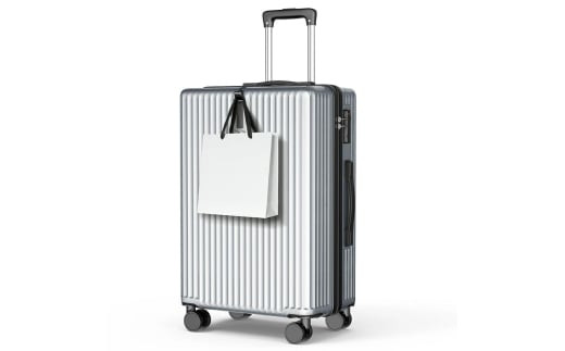 スーツケース　L　シルバー　