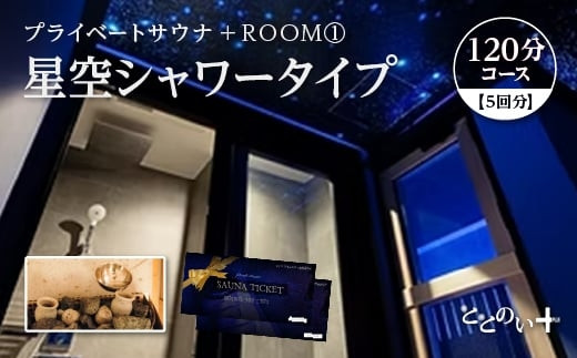 ととのい+（1名）ROOM１&nbsp;星空シャワータイプ&nbsp;120分コース　5回分　